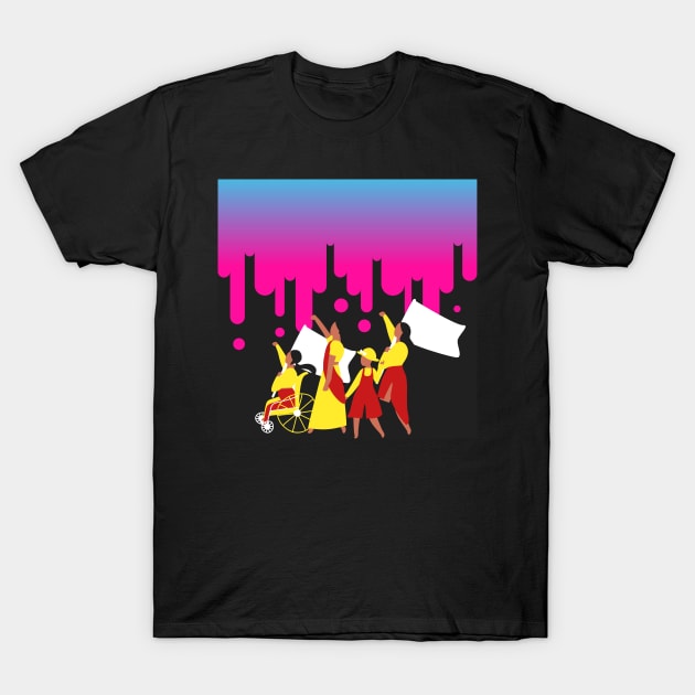 Women Power T-Shirt by CazzyShop